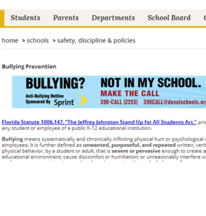 Sprint's anti-bullying hotline