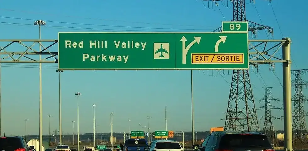 Red Hill Valley Parkway Sign