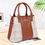 Thumbnail: Women Leather Check Handbag