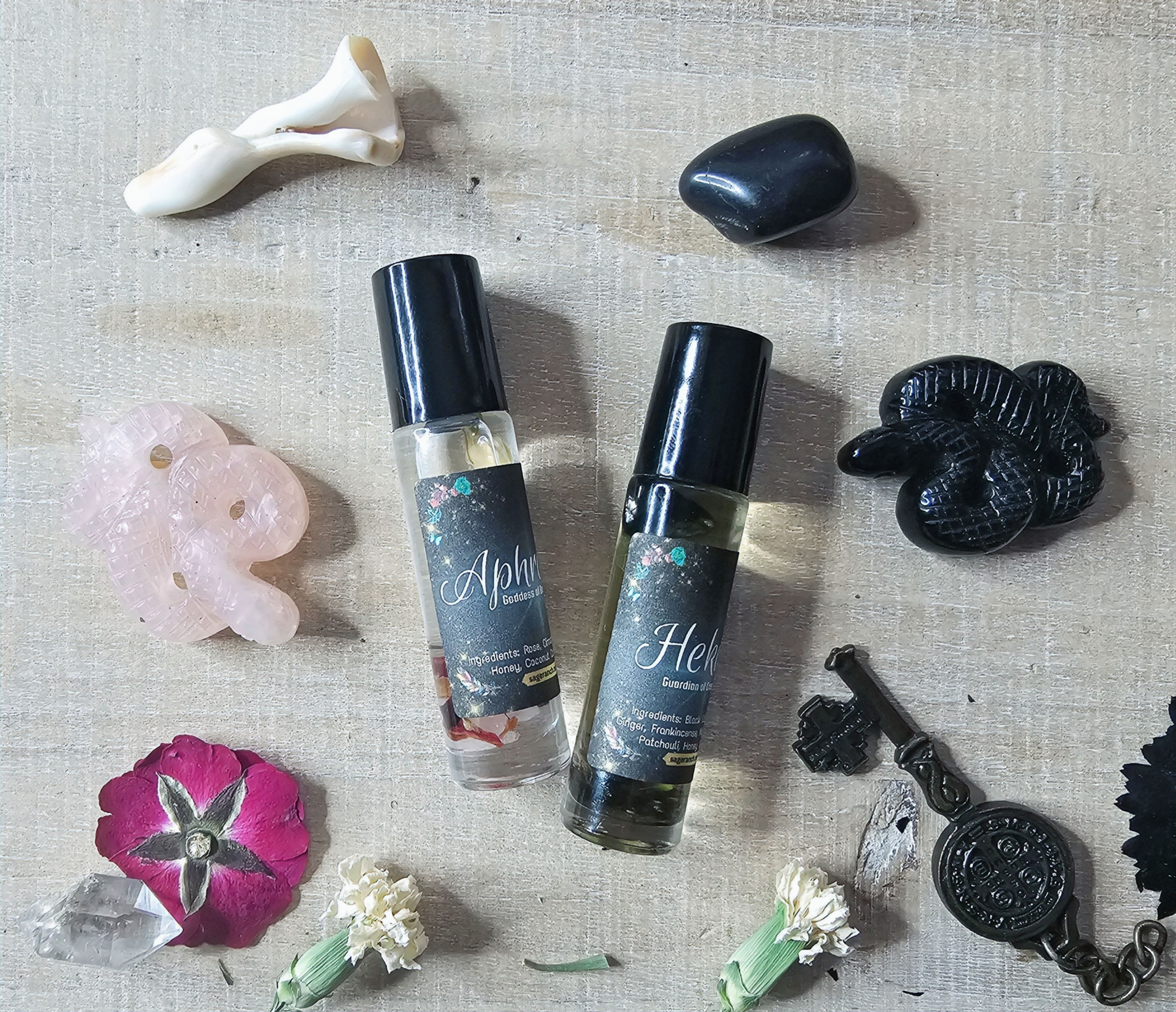 Hekate & Aphrodite Devotional Oil Pair