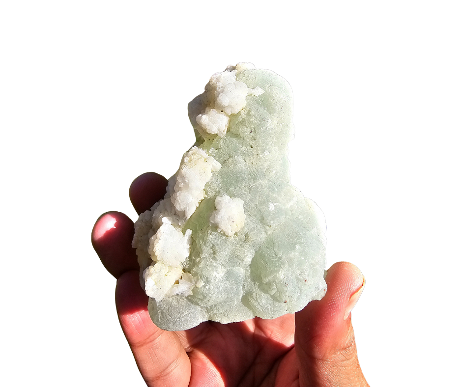 Thumbnail: prehnite with scolecite
