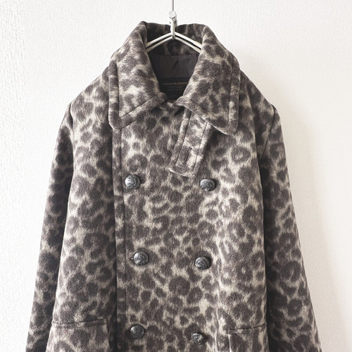 DOUBLE STANDARD CLOTHING レオパード柄コート 38 美品 レオパード ダブル前コート F-24F-11005 | SHUKADO