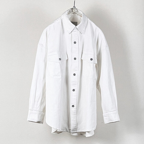 10oz デニム・オーバーシャツ F-24F-61007 | SHUKADO