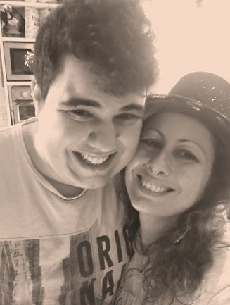 Cakestar owner with her son