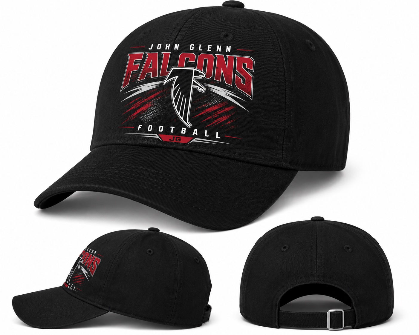JG Football Adjustable Hat