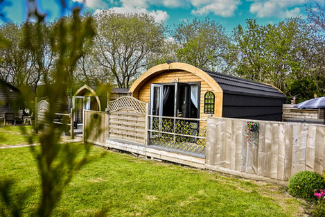 Wooden cabin rentals at Cherry Tree Lodges