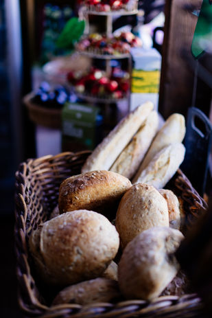 Close up of freshly baked bread