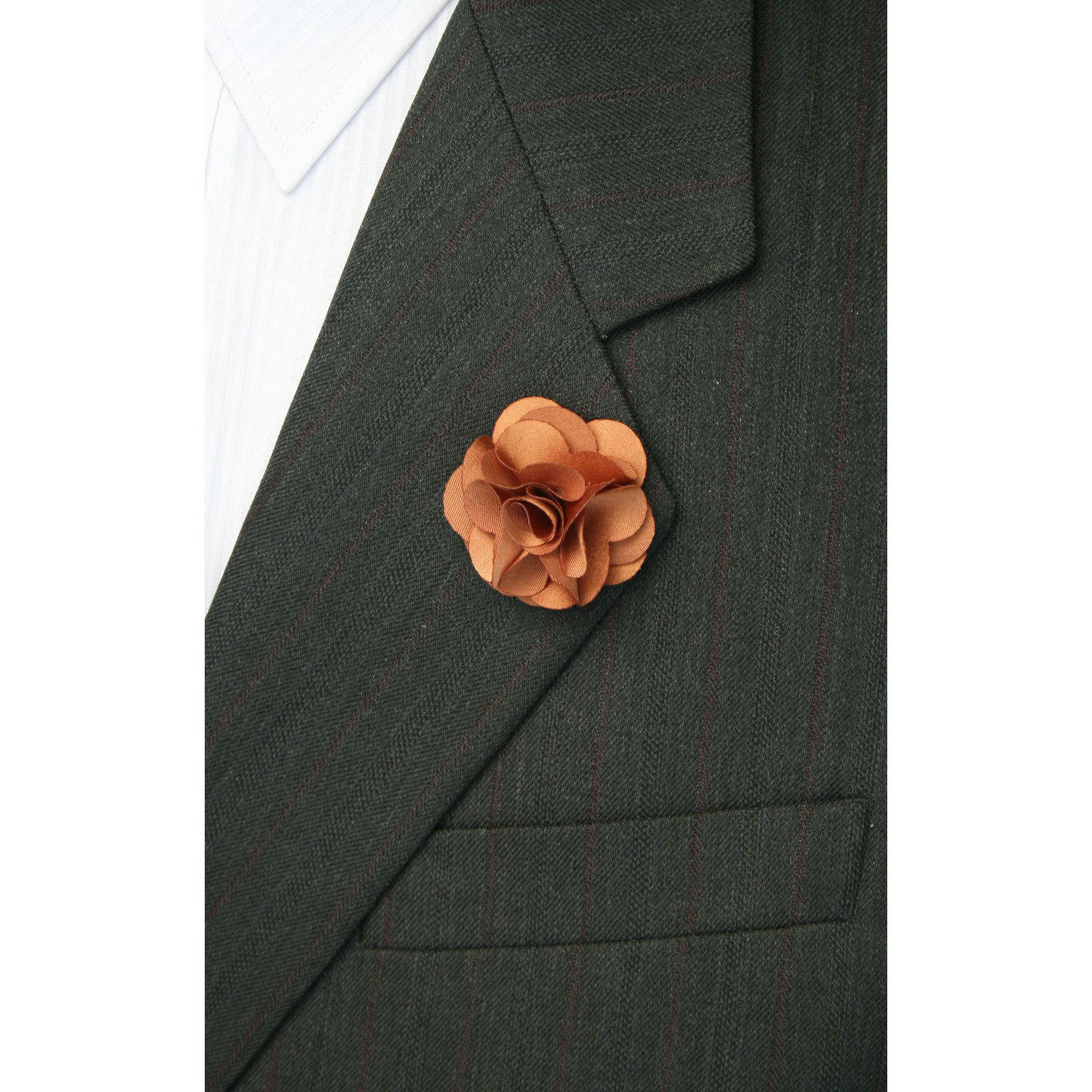 Light Brown Flower Pin