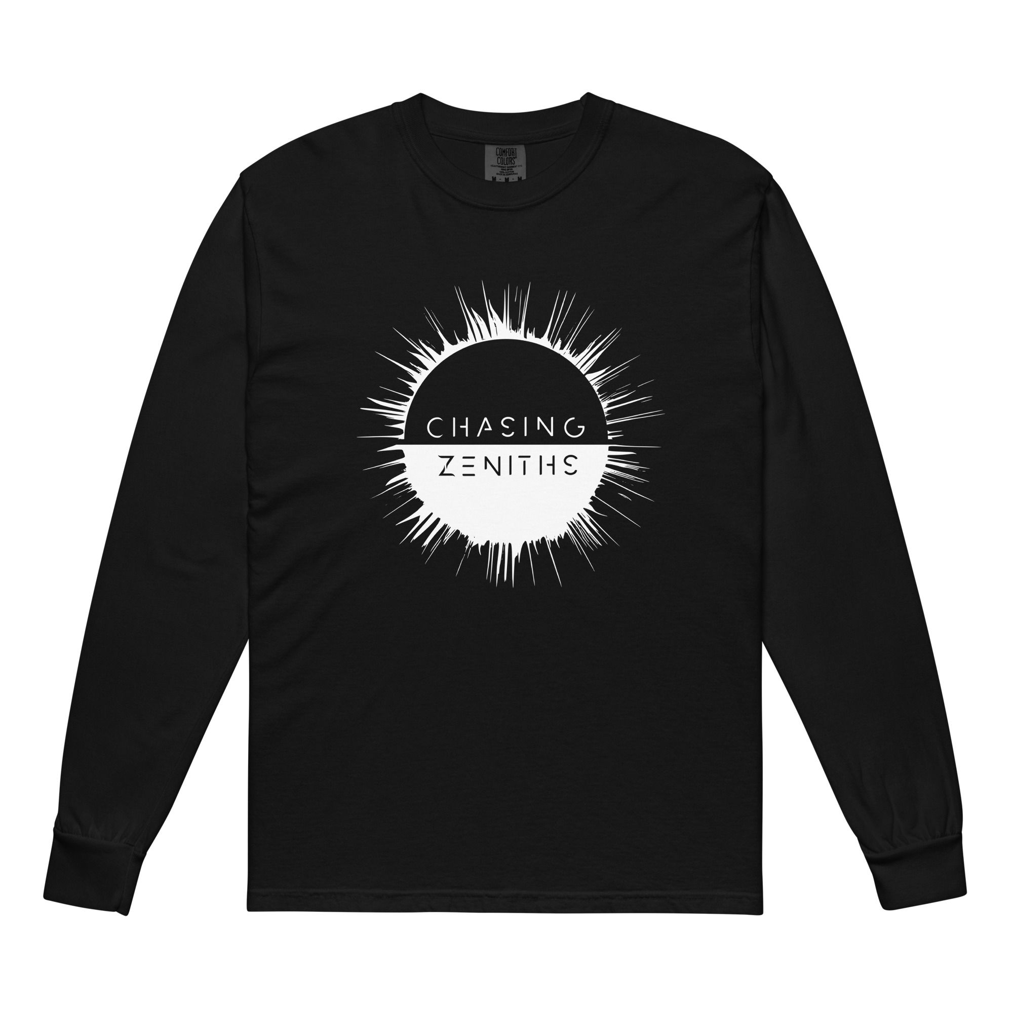 Unisex Garment-Dyed Heavyweight Long-Sleeve Logo Shirt