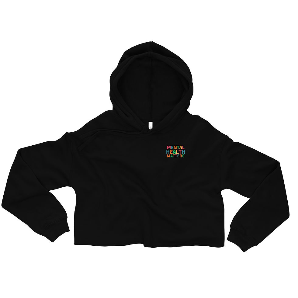Thumbnail: Crop Hoodie Mental Health Matters