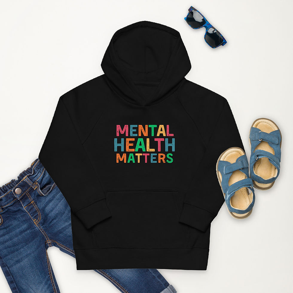 Thumbnail: Kids eco hoodie Mental Health Matters