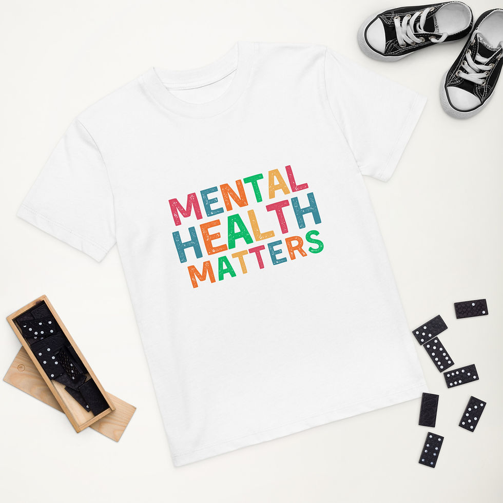 Thumbnail: Organic cotton kids t-shirt Mental Health Matters