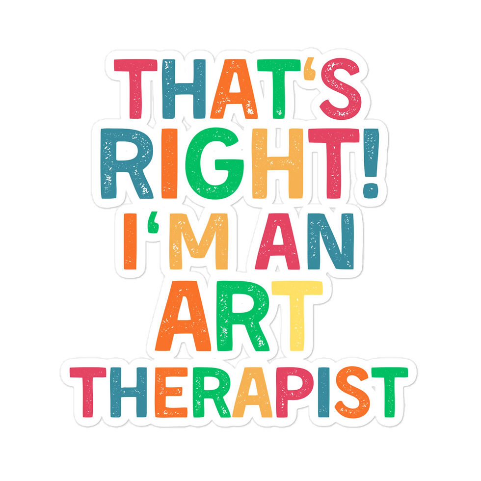 Thumbnail: Bubble-free stickers That's Right! I'm an Art Therapist