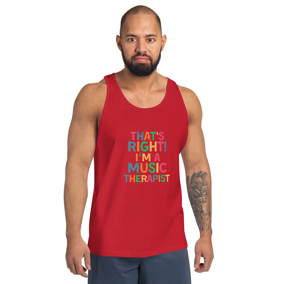 Thumbnail: Men's Tank Top That's Right! I'm a Music Therapist