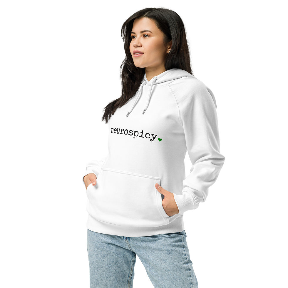 Thumbnail: White Unisex Hoodie Neurospicy