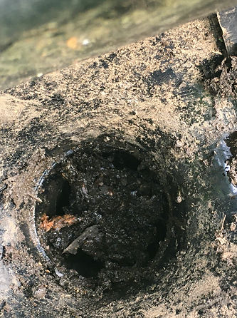 Neglected gutters can result in a blocked outlet