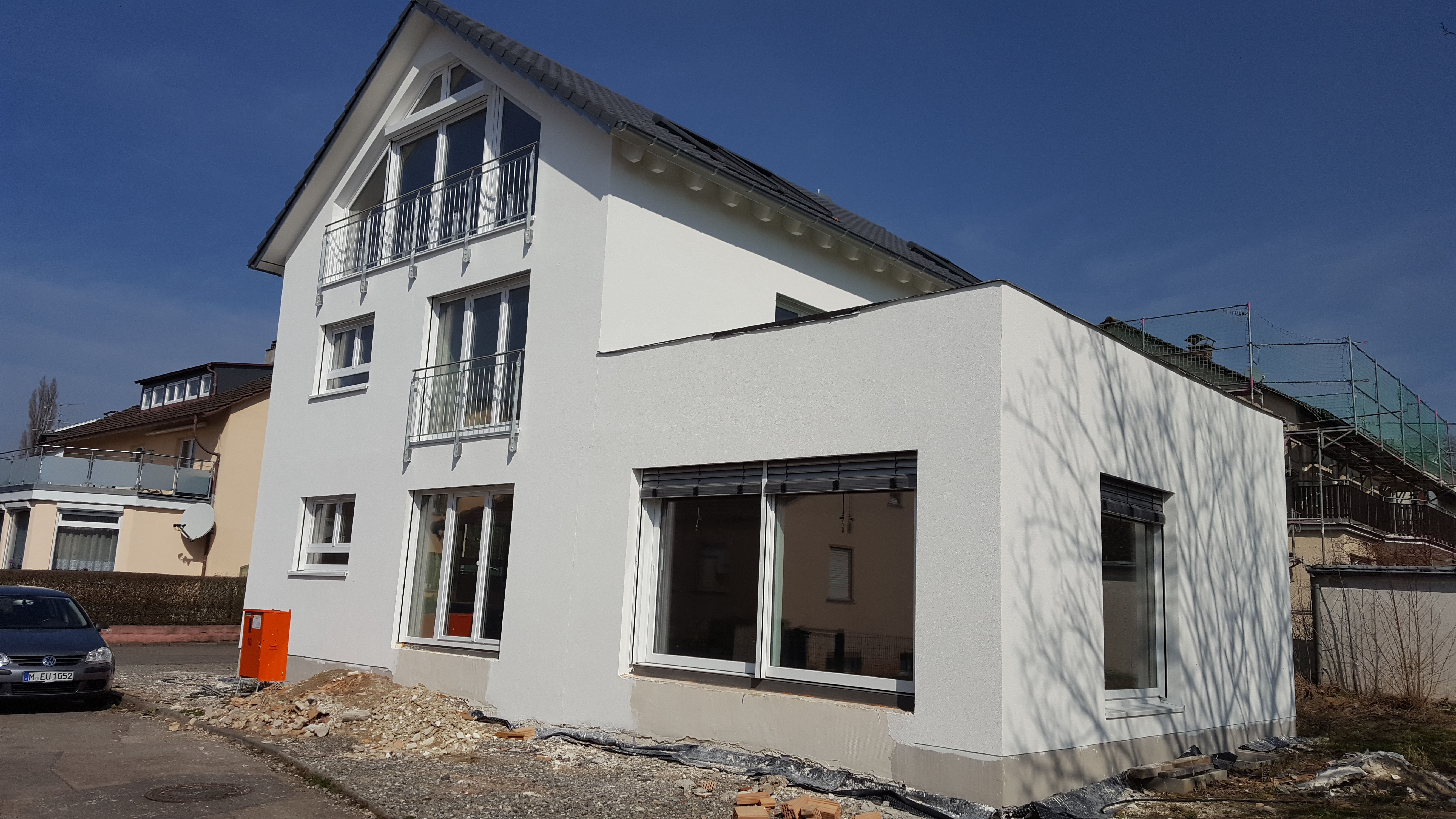 Um- mit Anbau Wohnhaus