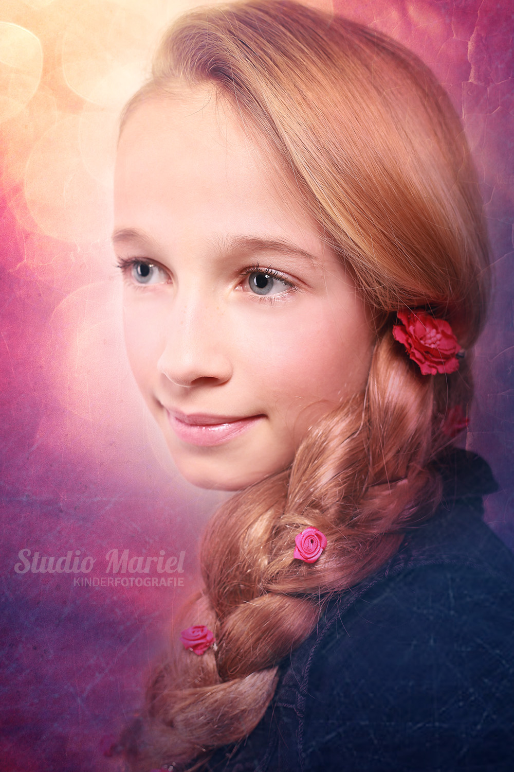 Kleurrijk portret