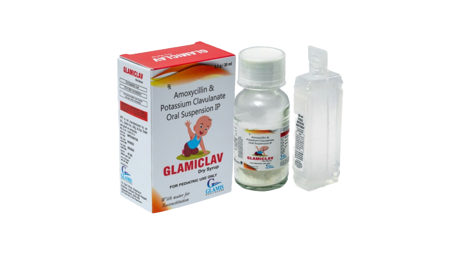 Glamiclav Dry Syrup- Oral Suspension
