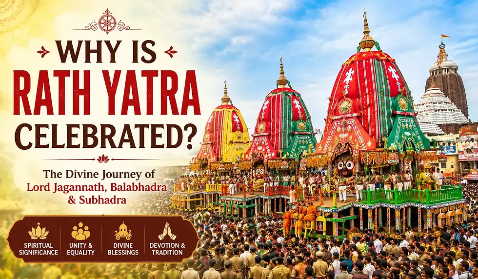 Why Is Rath Yatra Celebrated?