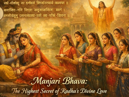 Manjari Bhava Explained: The Purest Form of Selfless Love for Radha and Krishna