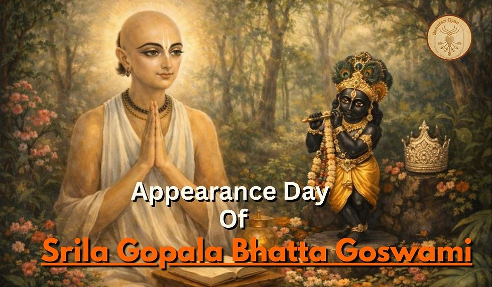 Who Was Srila Gopala Bhatta Goswami: The Man Whose Devotion Made Radha Ramana Appear