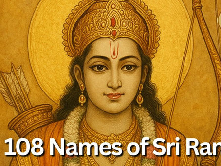 Sri Ramachandra Ashtottara Shatanamavali: The Power of Chanting 108 Names of Lord Rama