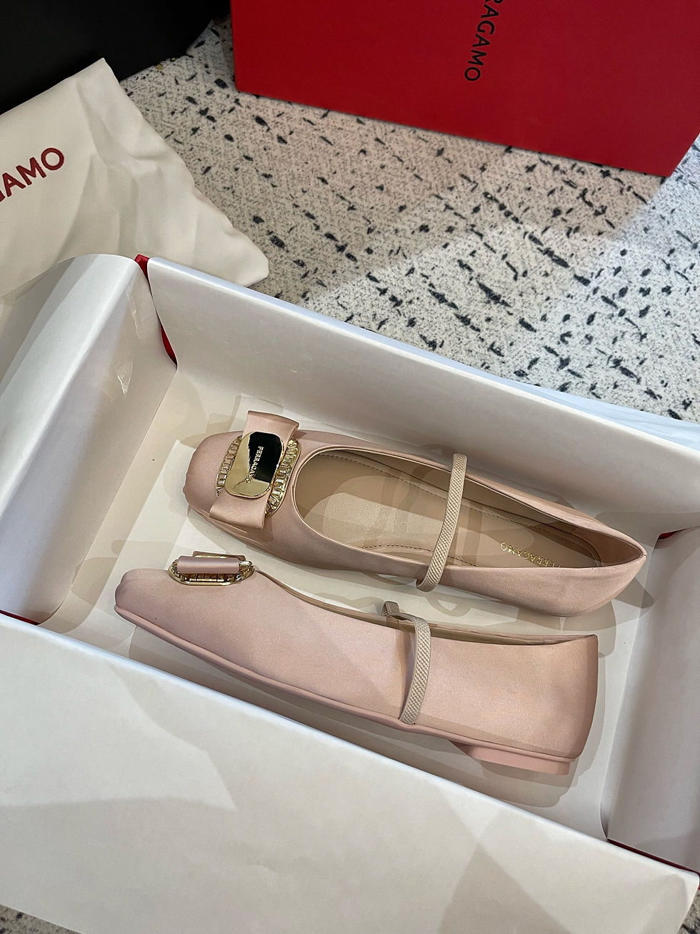 섬네일: 페라가모 - 플랫슈즈(핑크)