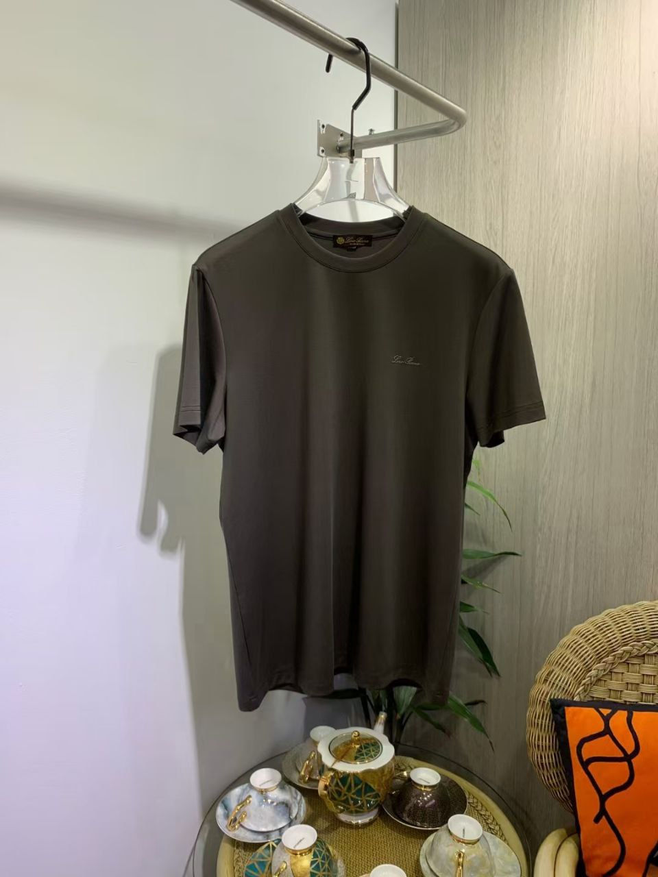 섬네일: 로로피아나 반팔티 5종색상 코튼 실크 캐시미어 실크제질