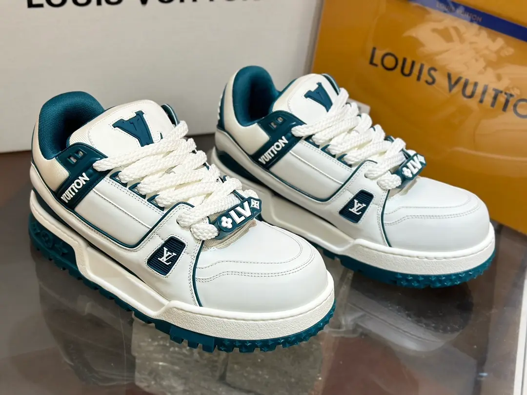 루이비통 트레이너 맥시 스니커즈 흑녹색