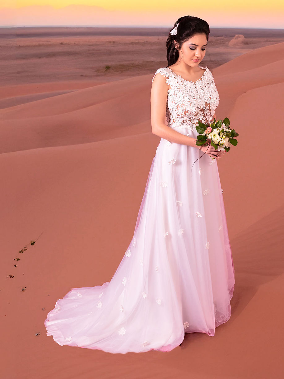 Mariée dans le désert
