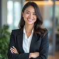A friendly insurance agent from Vector Insurance Group smiling and offering assistance in