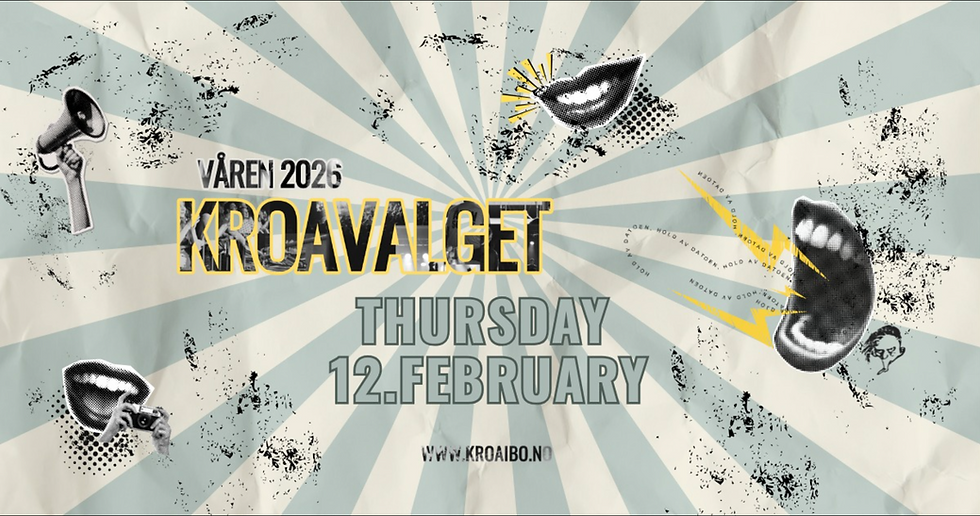 Kroavalget våren 2026 - ledige verv