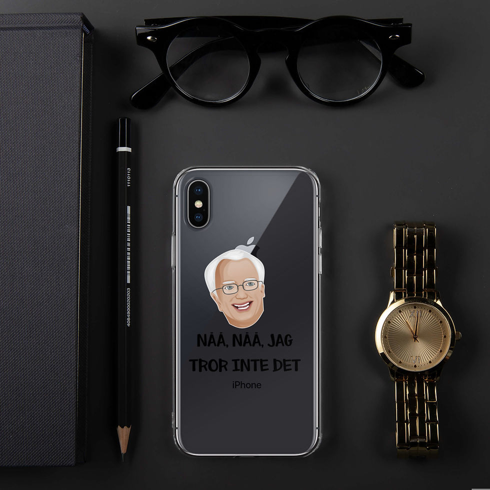 Miniatyrbild: Nää jag tror inte det - Genomskinlig - Mobilskal Iphone