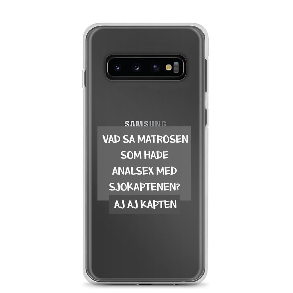 Miniatyrbild: Matrosen som hade analsex - Genomskinlig - Mobilskal Samsung