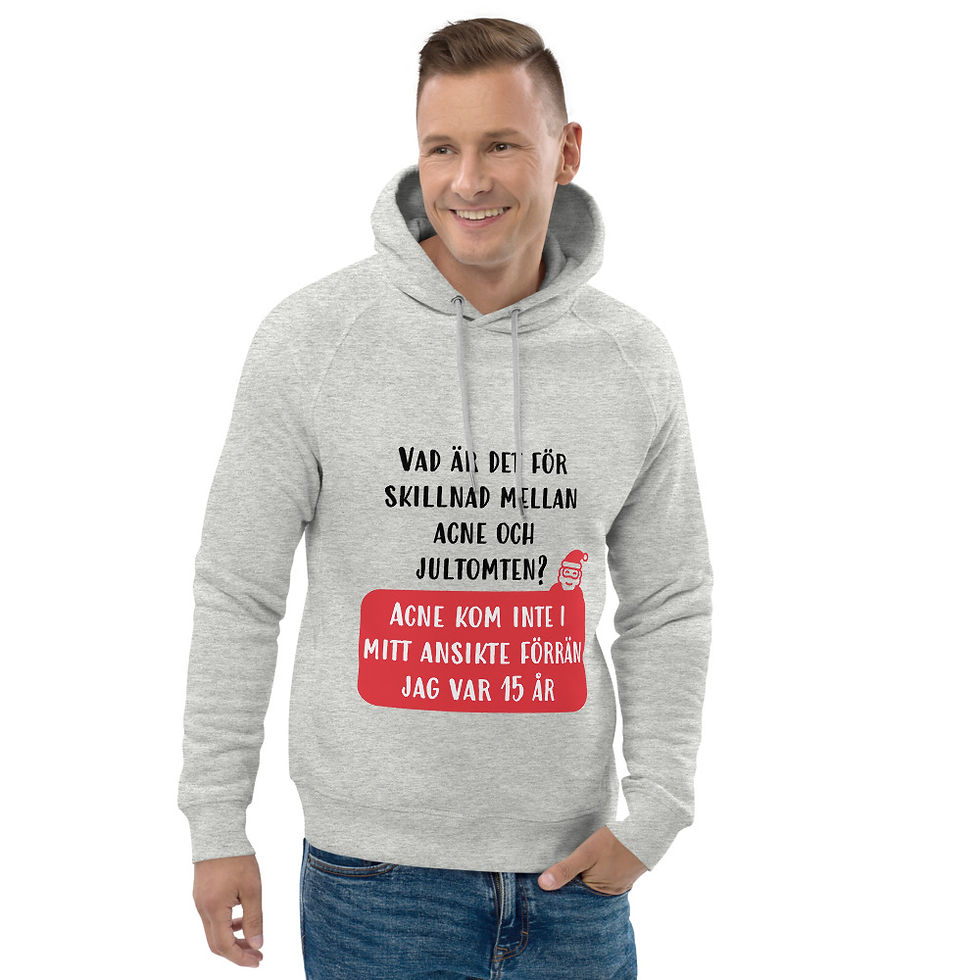 Miniatyrbild: Acne och jultomten - Ljusa färger - Hoodie