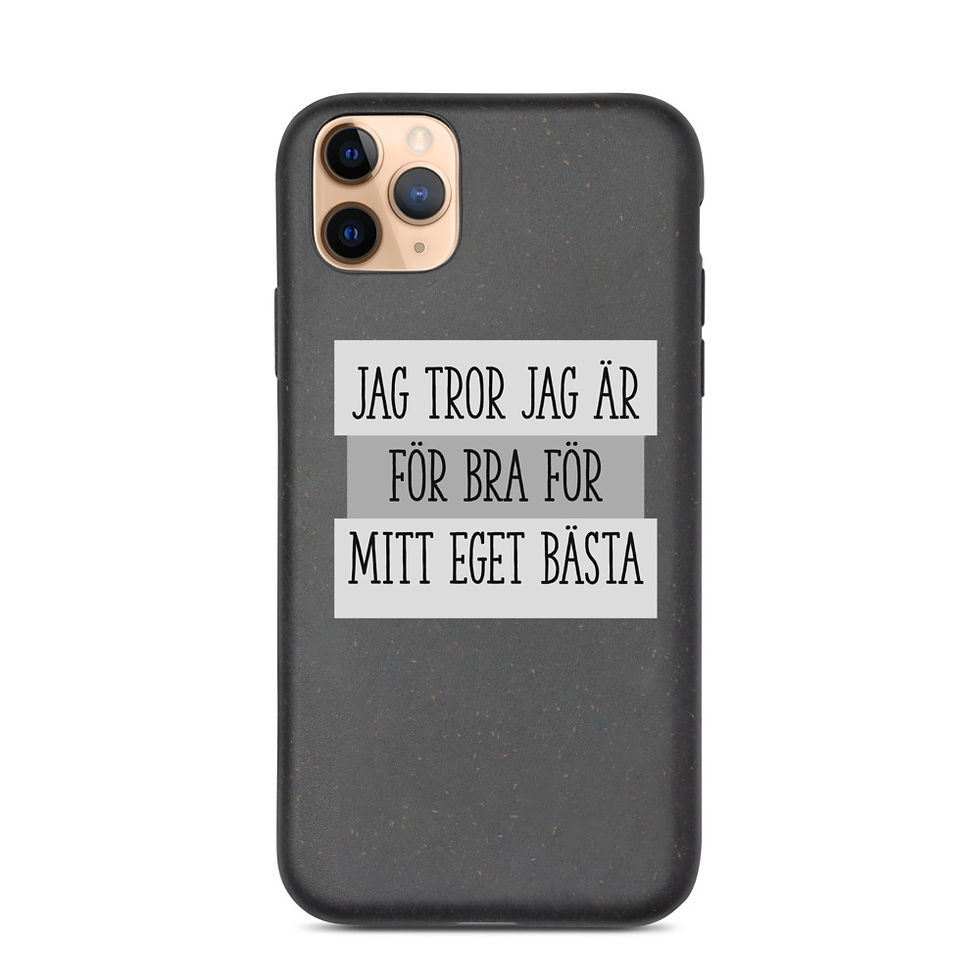 Miniatyrbild: För bra - Mörk färg - Mobilskal Iphone