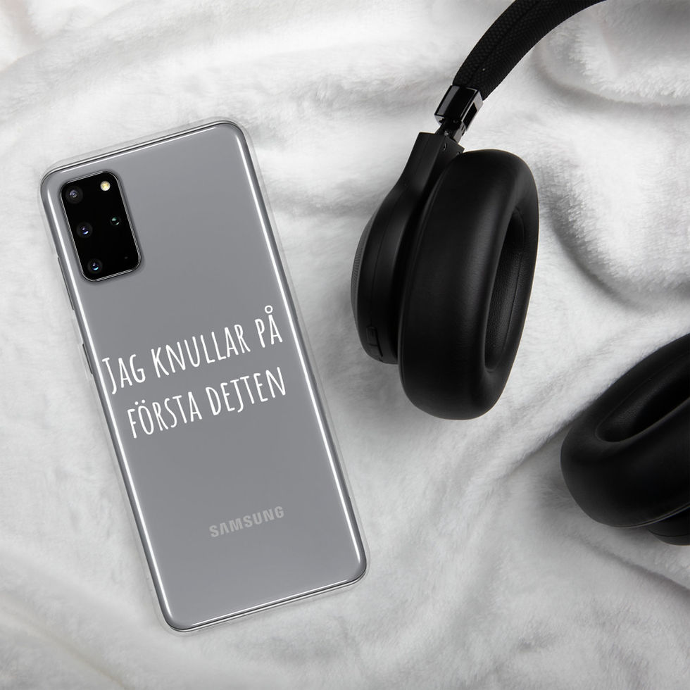 Miniatyrbild: Knullar på första dejten - Genomskinlig - Mobilskal Samsung
