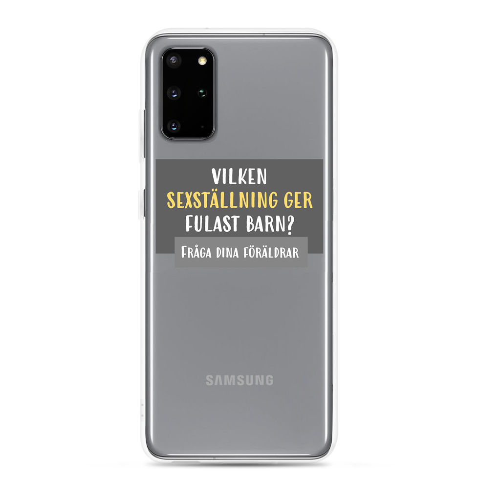 Miniatyrbild: Vilken sexställning - Genomskinlig - Mobilskal Samsung