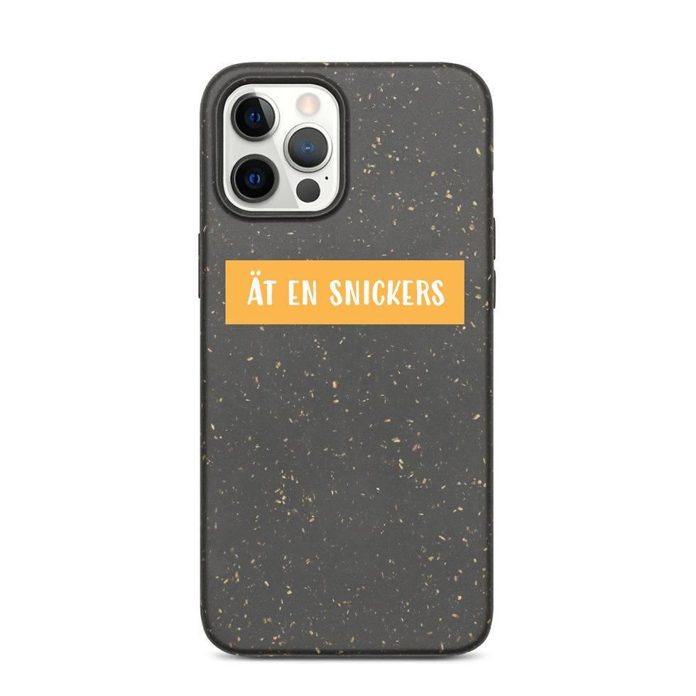 Ät en snickers - Mörk färg - Mobilskal Iphone