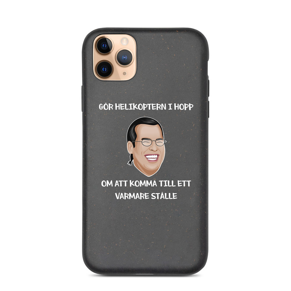Miniatyrbild: Anders Borg gör helikoptern - Mörk färg - Mobilskal Iphone