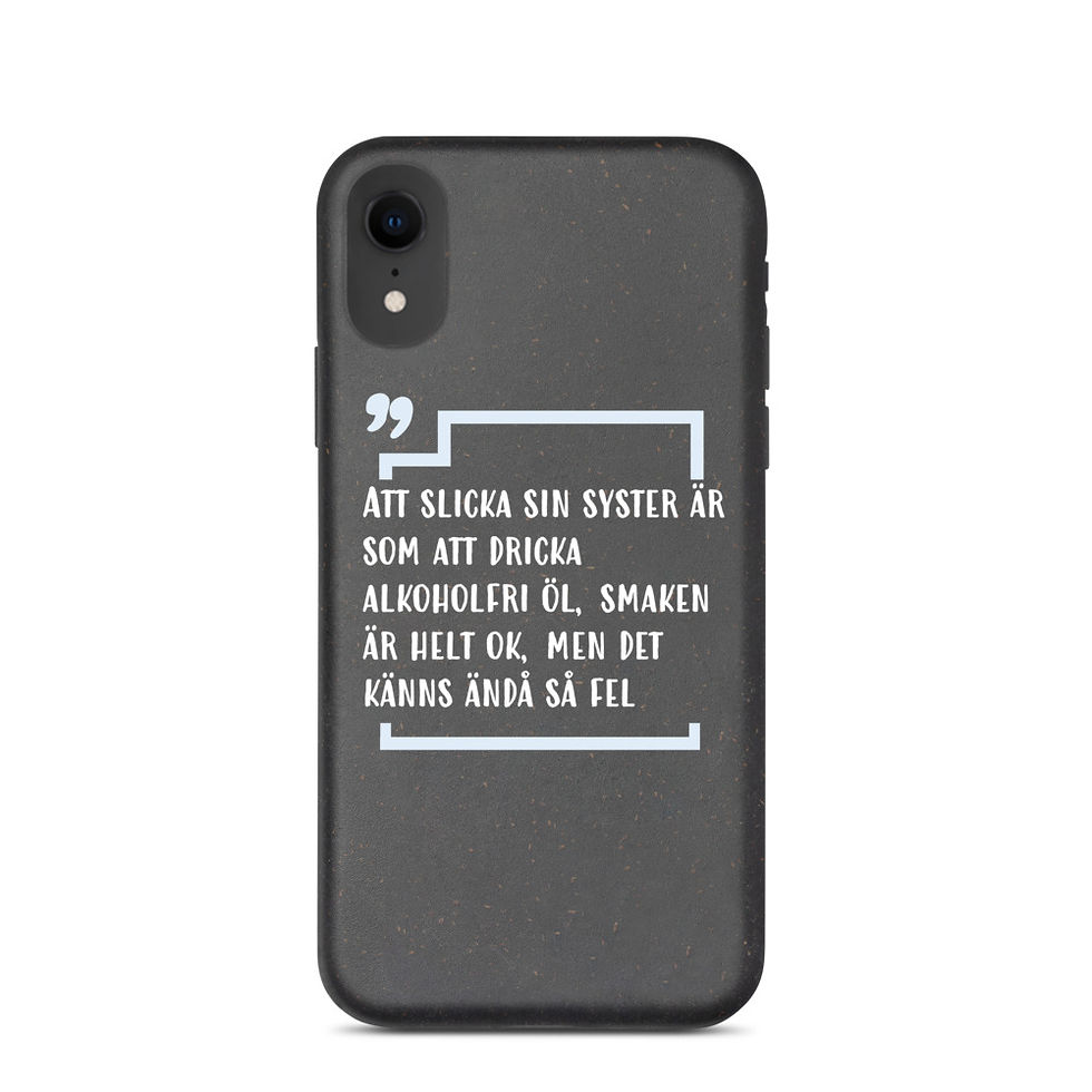 Miniatyrbild: Att slicka sin syster - Mörk färg - Mobilskal Iphone