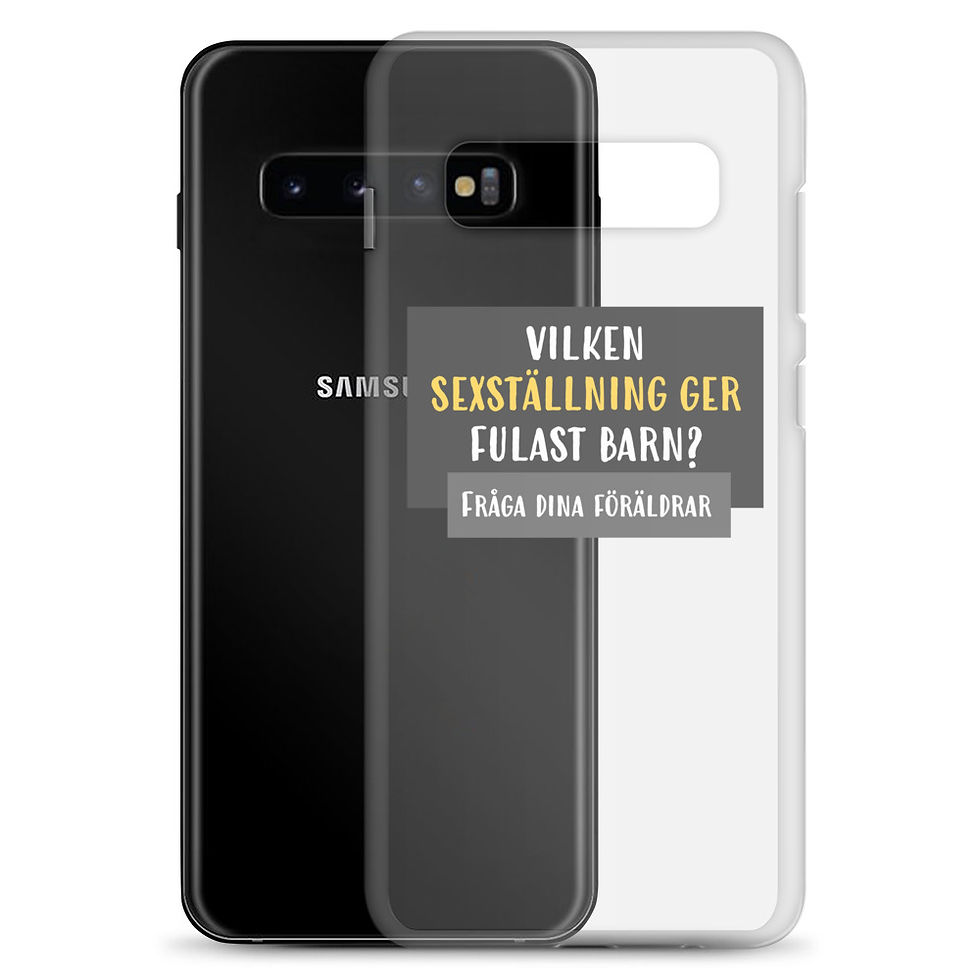 Miniatyrbild: Vilken sexställning - Genomskinlig - Mobilskal Samsung