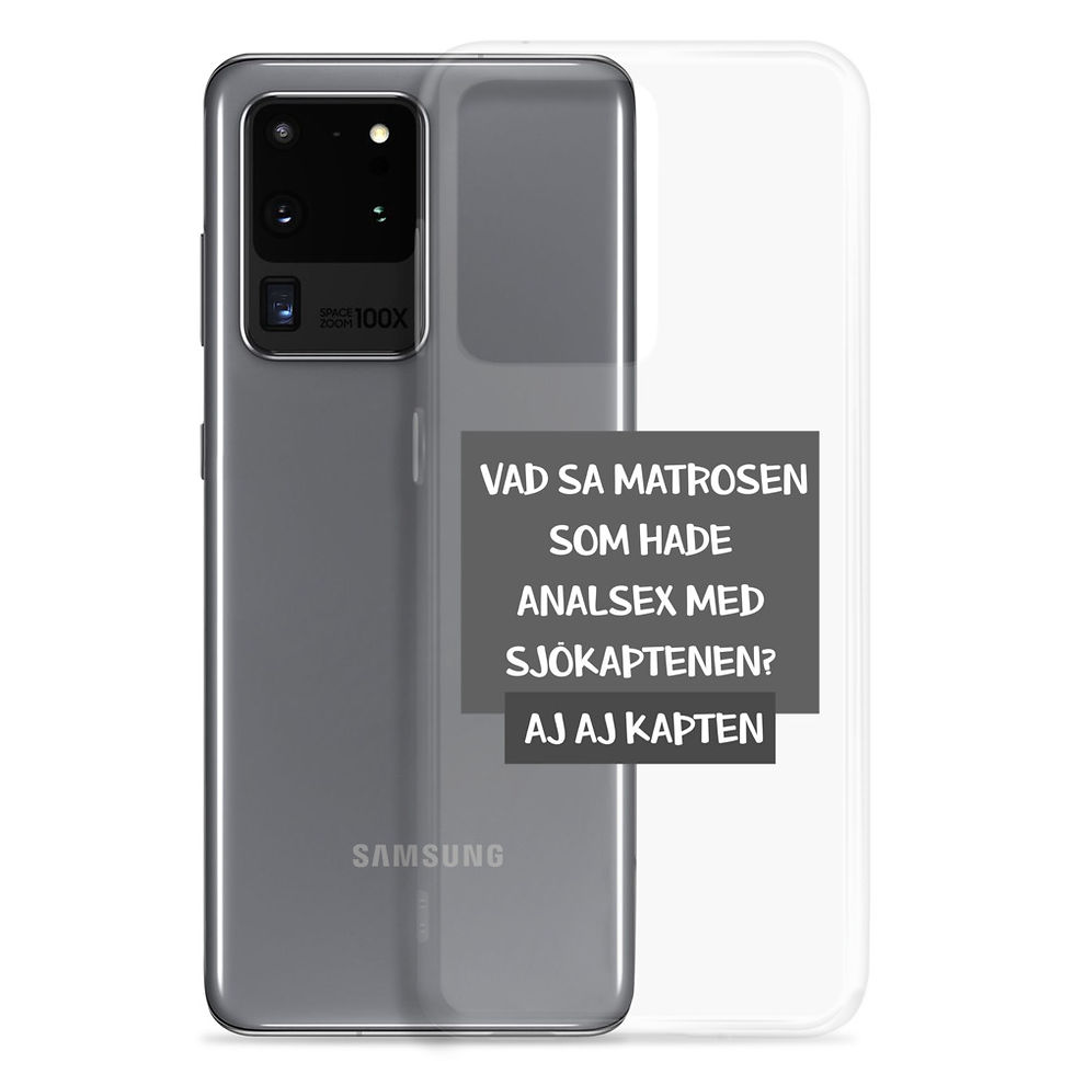 Miniatyrbild: Matrosen som hade analsex - Genomskinlig - Mobilskal Samsung