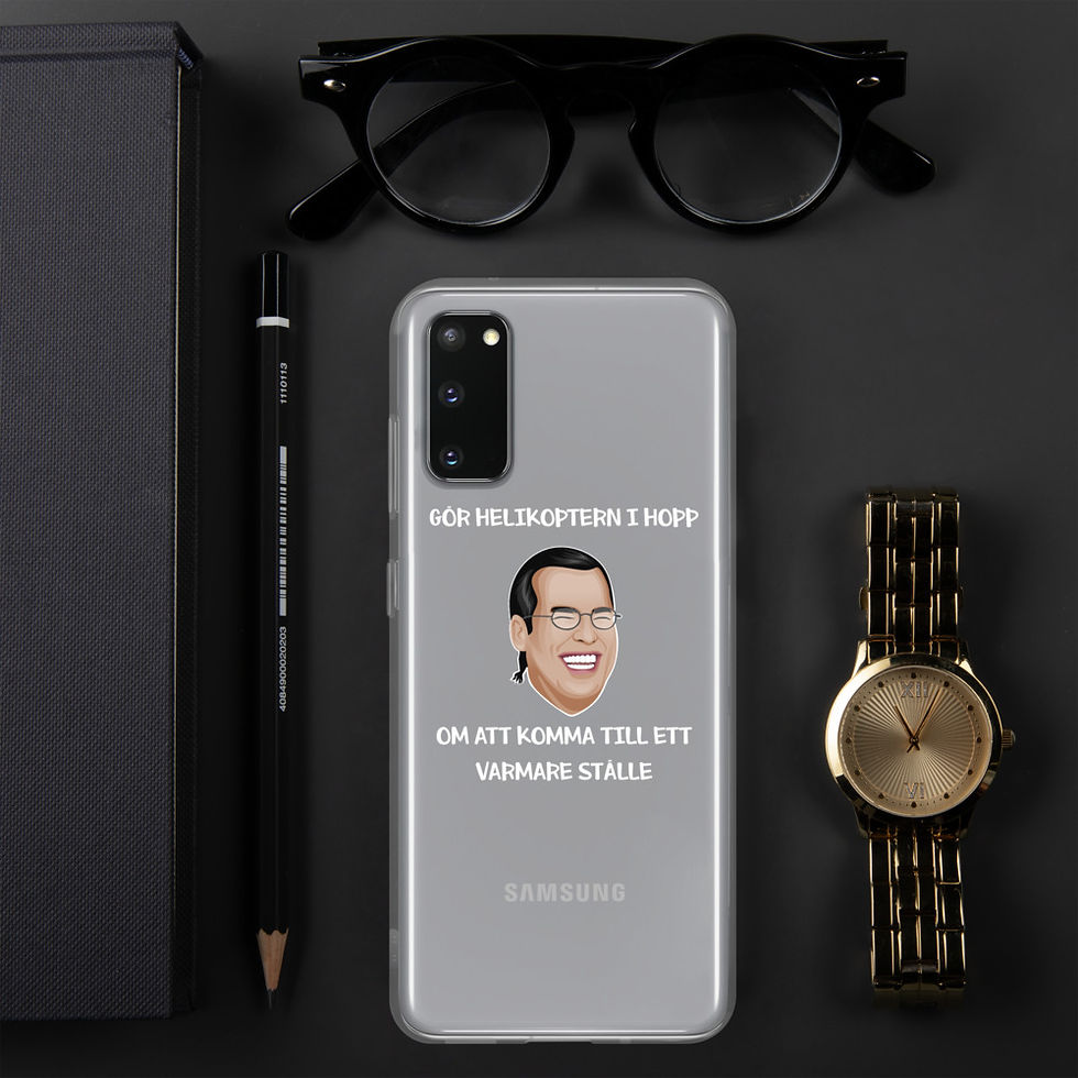 Miniatyrbild: Anders Borg gör helikoptern - Genomskinlig - Mobilskal Samsung