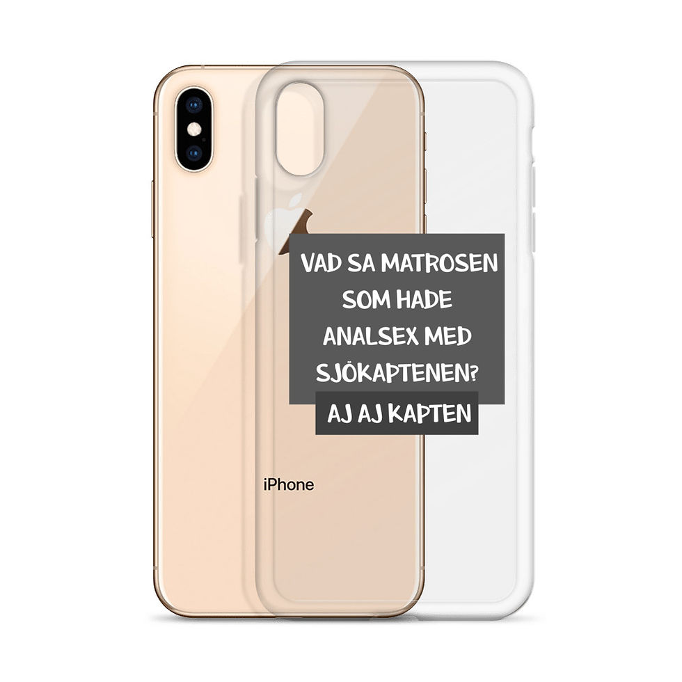 Miniatyrbild: Matrosen som hade analsex - Genomskinlig - Mobilskal Iphone