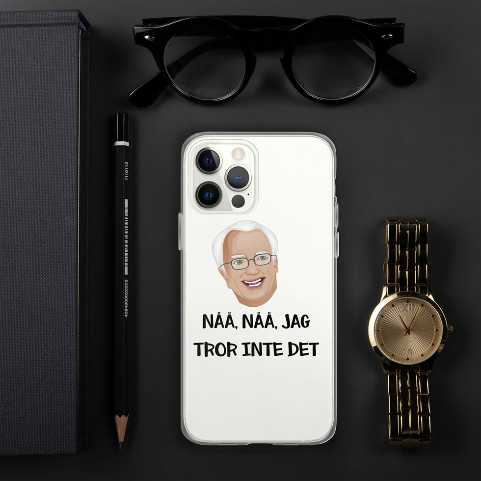 Miniatyrbild: Nää jag tror inte det - Genomskinlig - Mobilskal Iphone