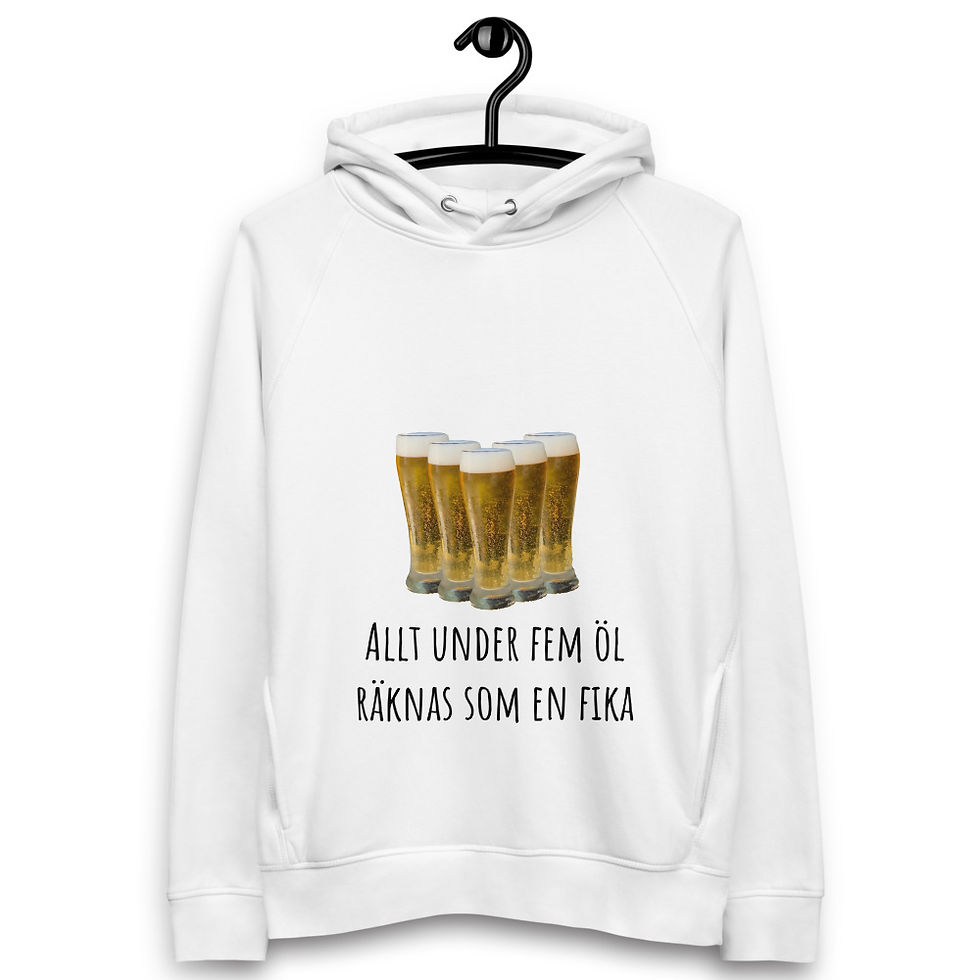 Miniatyrbild: Allt under fem öl - Ljusa färger - Hoodie