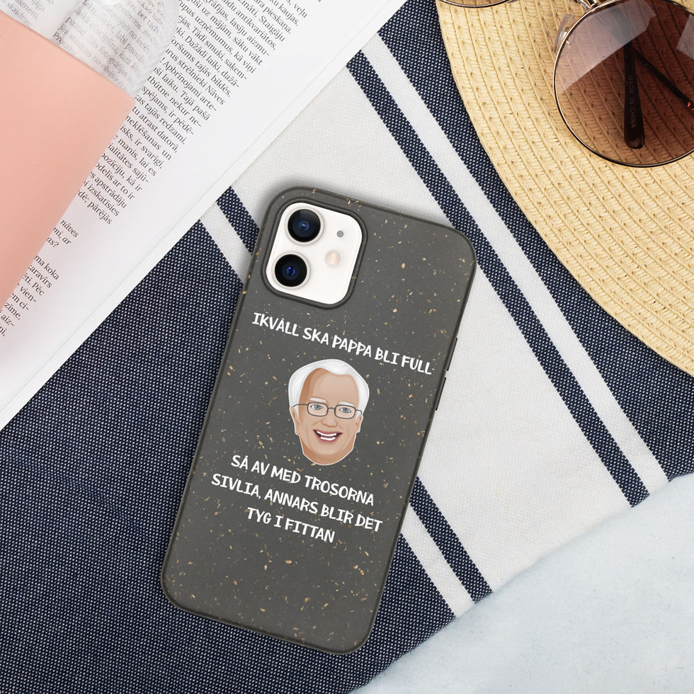 Miniatyrbild: Ikväll ska pappa bli full - Mörk färg - Mobilskal Iphone