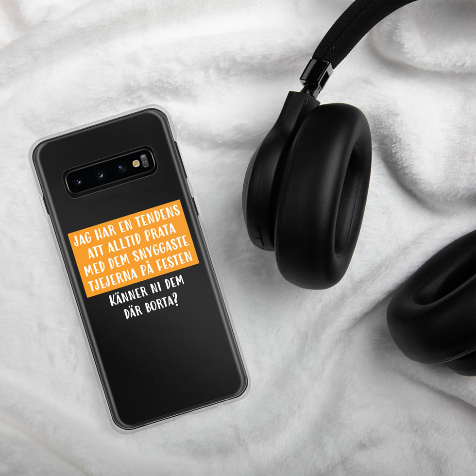 Miniatyrbild: Snyggaste tjejerna på festen - Genomskinlig - Mobilskal Samsung